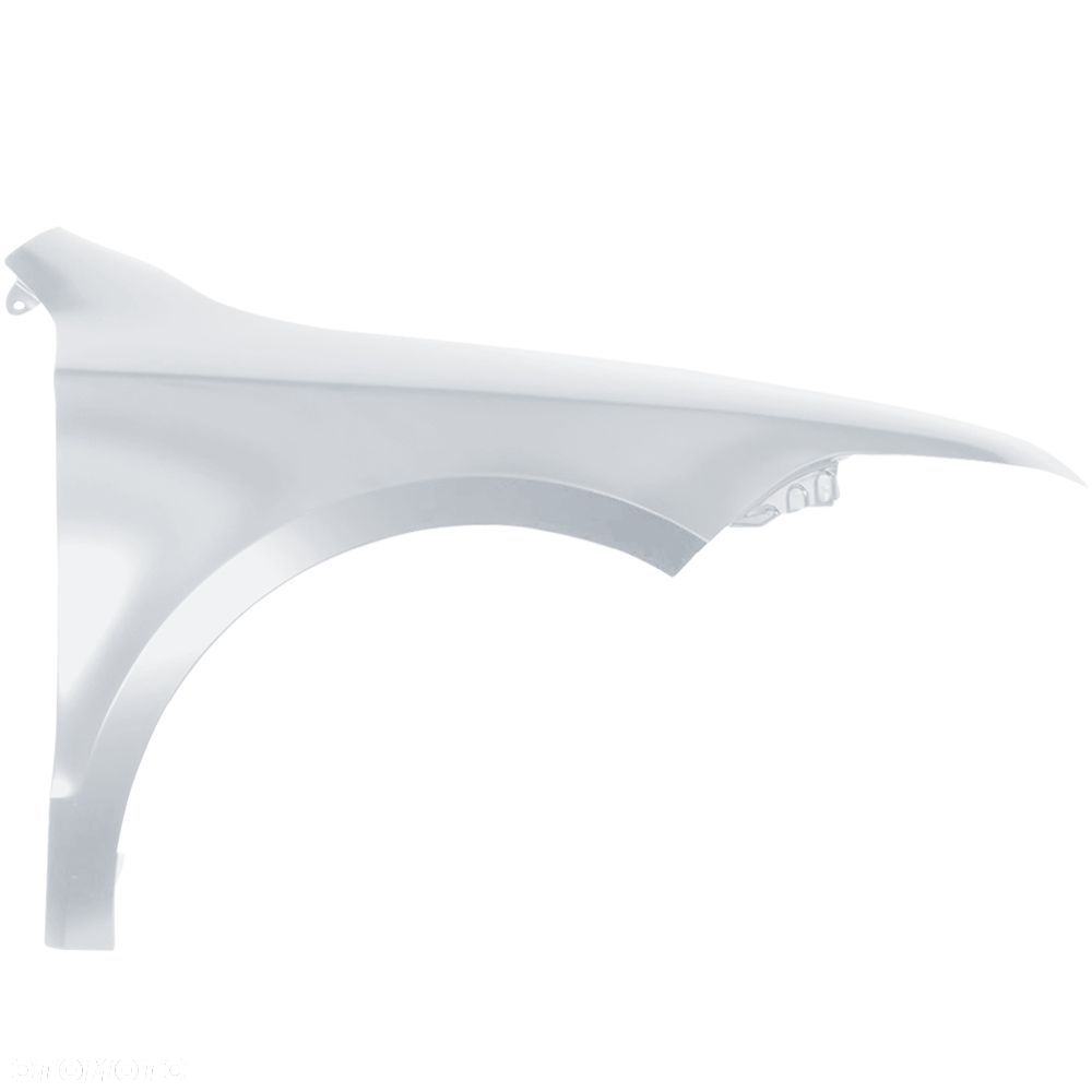 BLU Błotnik SKODA SUPERB II 3T LA7W prawy srebrny 08-13 przód ReflexSilber - 2