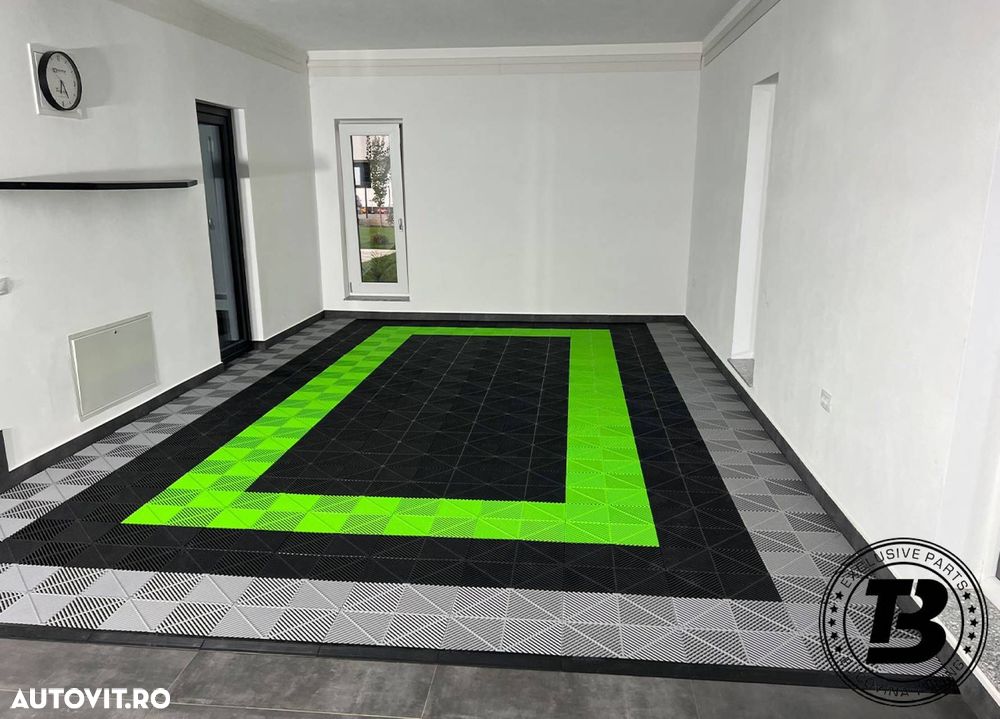 Pardoseala Modulara pentru Garaj si Ateliere Detailing - Verde - 8