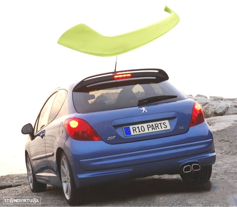 AILERON SPOILER TRASEIRO PEUGEOT 207 06-09 - 1