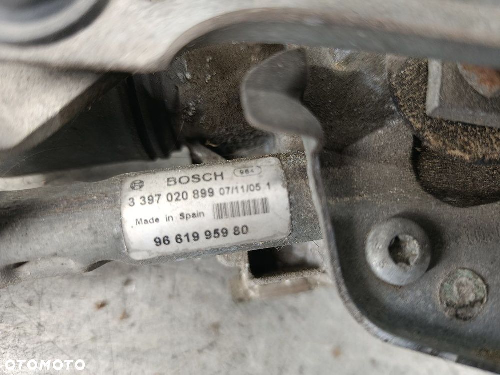MECHANIZM WYCIERACZEK PRZÓD PRAWY PEUGEOT 407 9661995980  0390241989 - 3