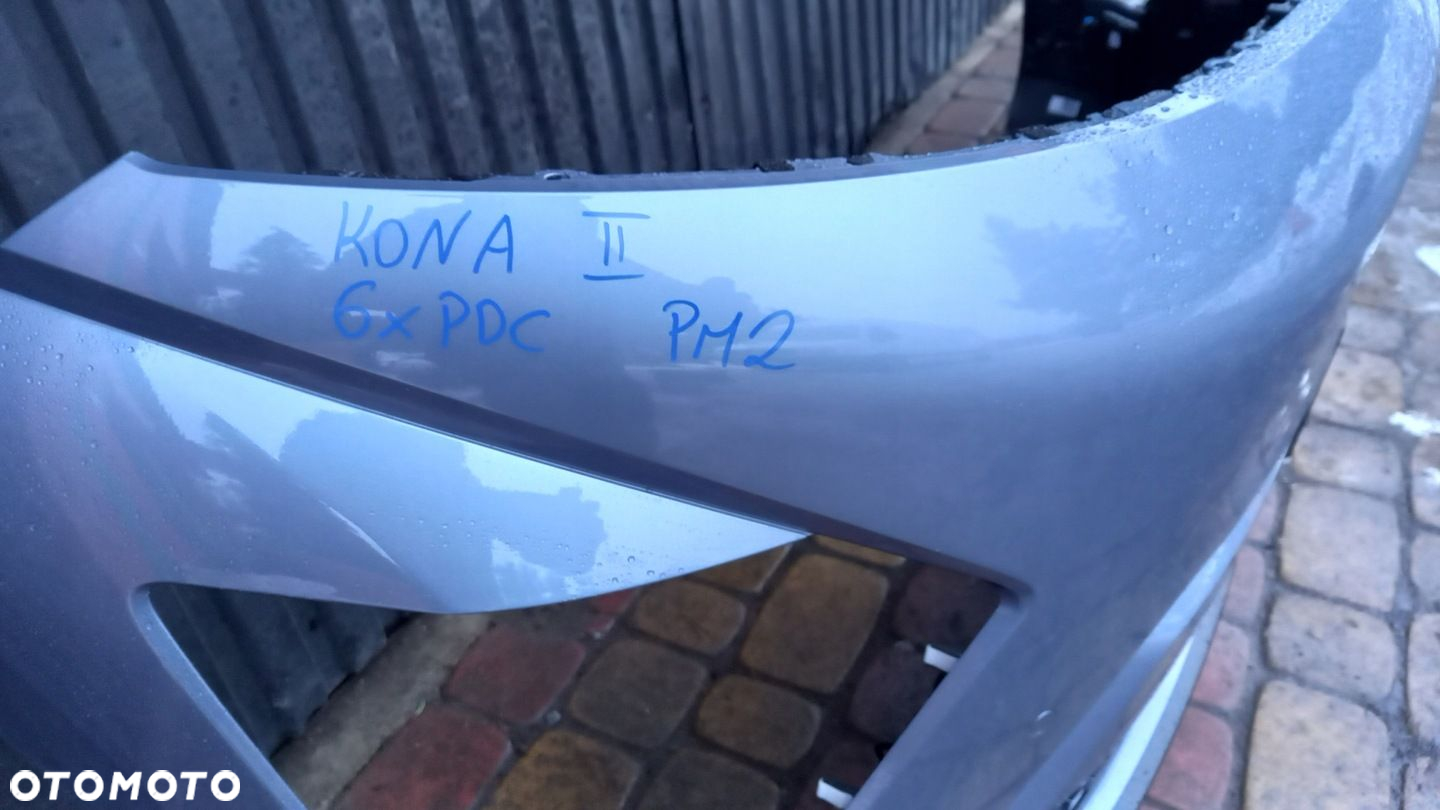 ZDERZAK PRZÓD HYUNDAI KONA ev II 6 PDC PM2 GNIAZDO KAMERA WIĄZKA KPL - 2