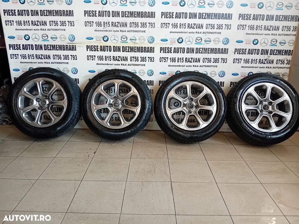 Jante Aliaj Ford Ecosport R16 205/60R16 4x108 Anvelope Pirelli M+S Dot 1523 In Stare Foarte Buna - 2