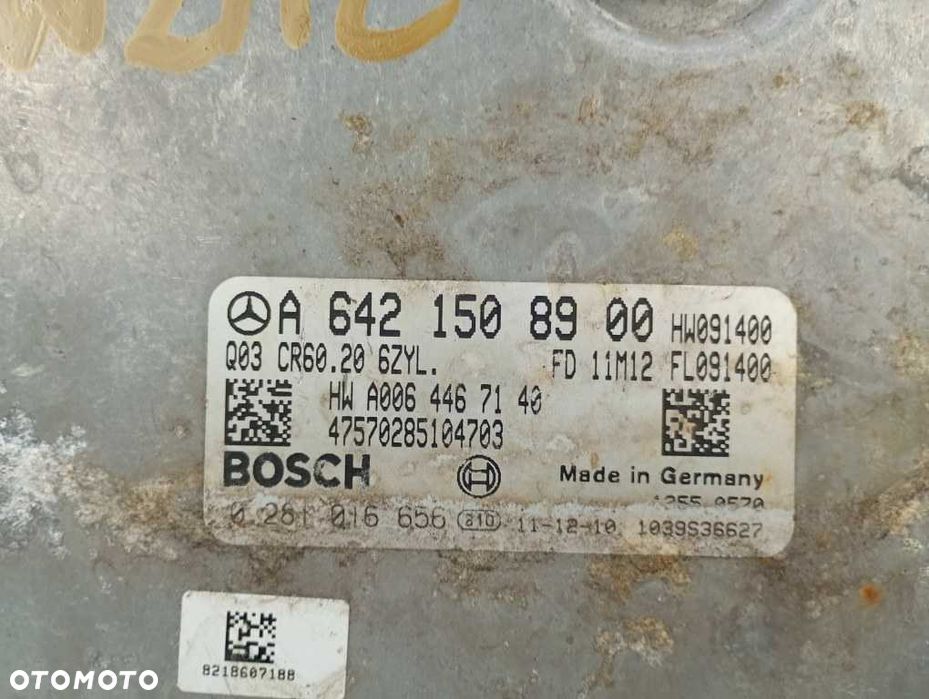 sterownik silnika komputer mercedes w212 w218 350 cdi 3.0 v6 A6421508900 - 2