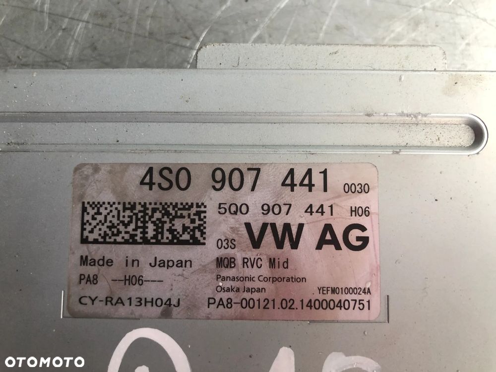 R18. Moduł Sterownik Kamery Cofania 4S0907441 Audi A8 D4 A6 C7 - Gwarancja Wysyłka - 2
