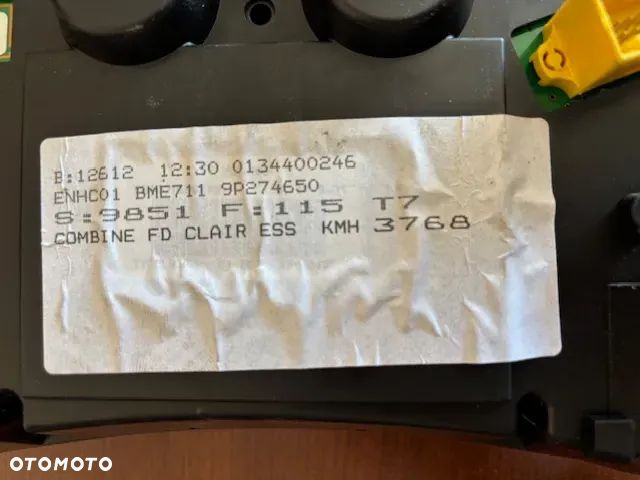 LICZNIK ZEGARY PEUGEOT 308 1.6 - 4