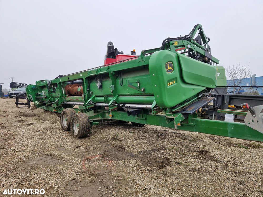 John Deere 630X HEADER PAIOASE si CARUCIOR TRANSPORT  ZURN SWW500-630X - 8