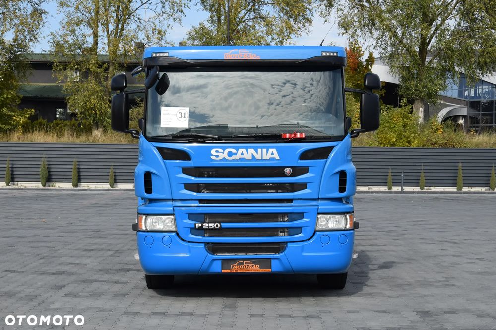 Scania P250 / EURO 6 / SKRZYNIA 7.8 M / WINDA DHOLLANDIA / PODUSZKI NA TYLNEJ OSI / RETARDER / KLIMA / TEMPOMAT / SERWISOWANY / SPROWADZONY - 2