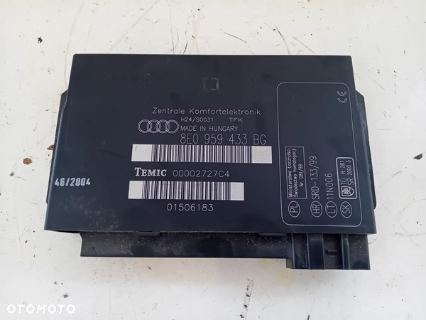 MODUŁ KOMFORTU AUDI A4 B6 8E0959433BG