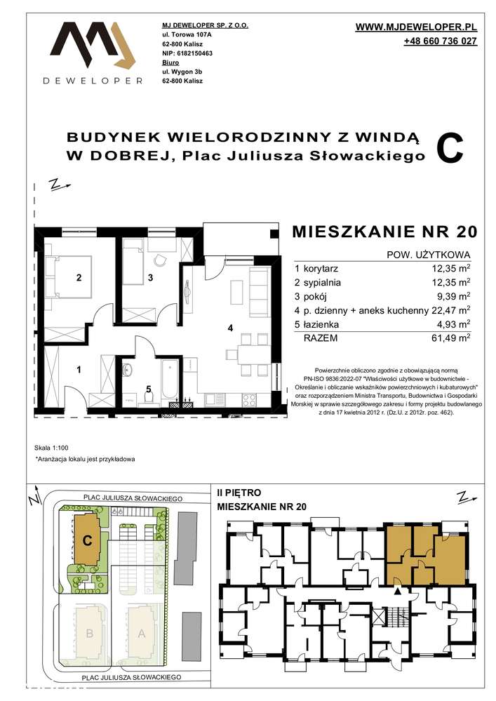 Mieszkanie nr 20 na "Osiedlu Dobre" budynek C