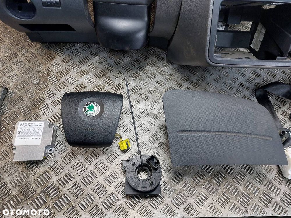 ZESTAW AIRBAG POSTRZAŁOWY KOKPIT DESKA MODUŁ PODUSZKI PASY ROOMSTER I - 2