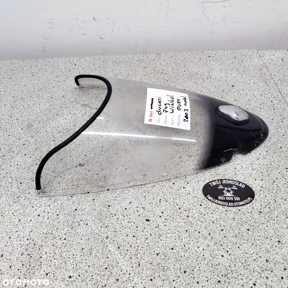 Szyba, szybka, owiewka przód szyba Ducati 749 999 - 2
