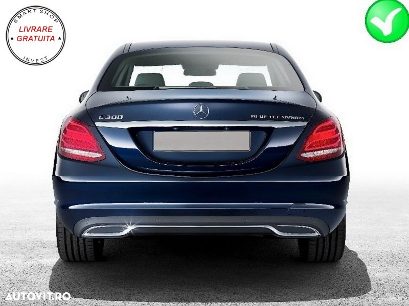 Difuzor Bara Spate Mercedes C-Class W205 S205 (2014-up) C63 A-Design Bara Standard- livrare gratuita - 15