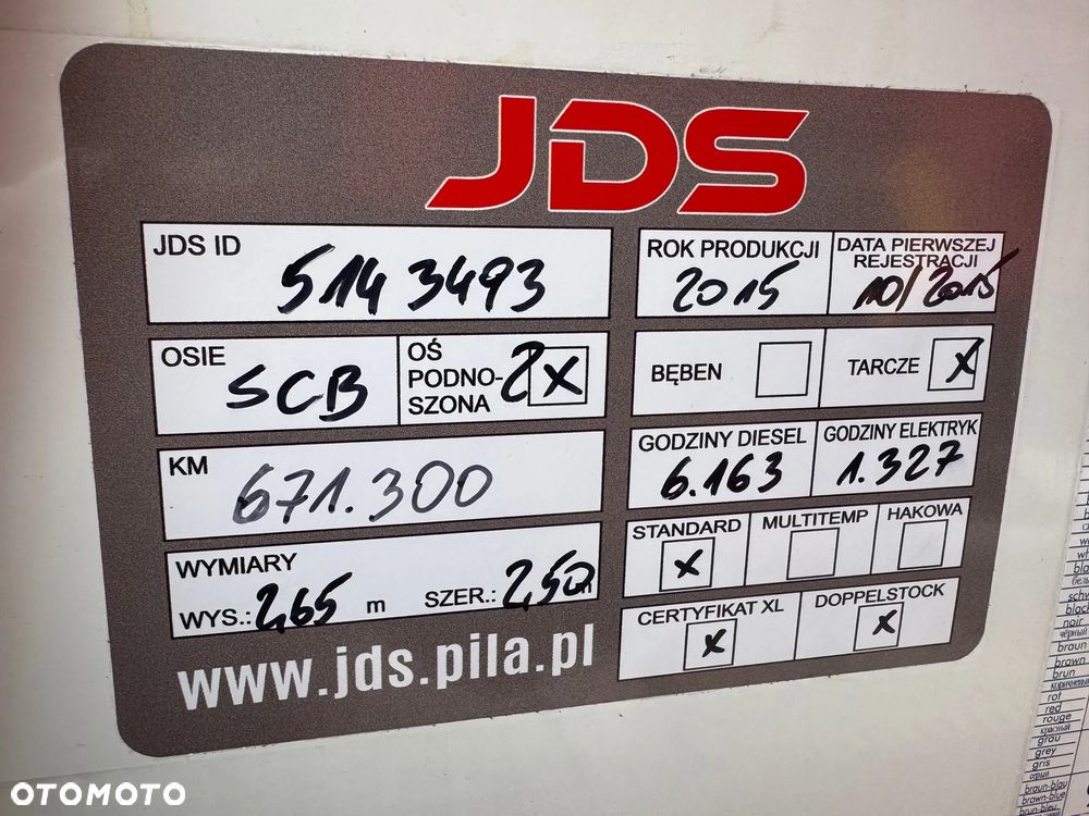 Schmitz Cargobull Chłodnia ,Doppelstock, Thermo King SLXe 300, Kwiatowa 2,50m - 38