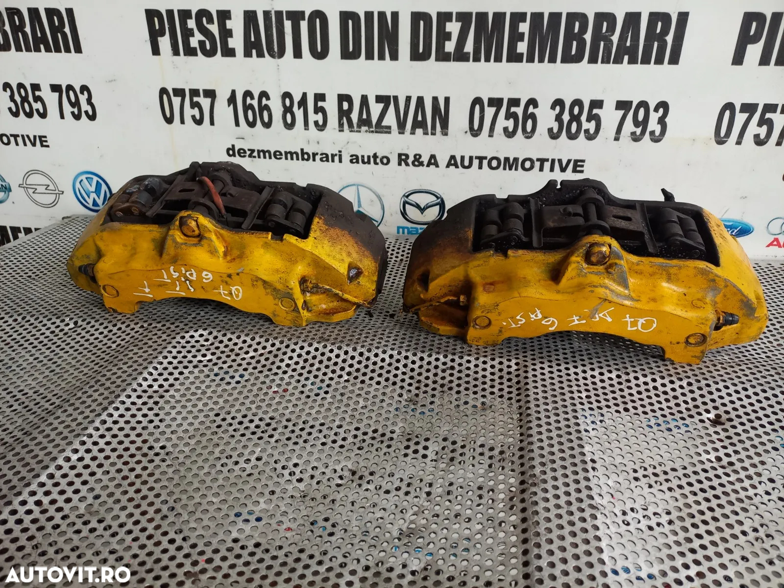 Etrieri Etrier Stanga Dreapta Fata Cu 6 Pistonase Audi Q7 4L Vw Touareg Porsche Cayenne 2006-2007-2 - 8