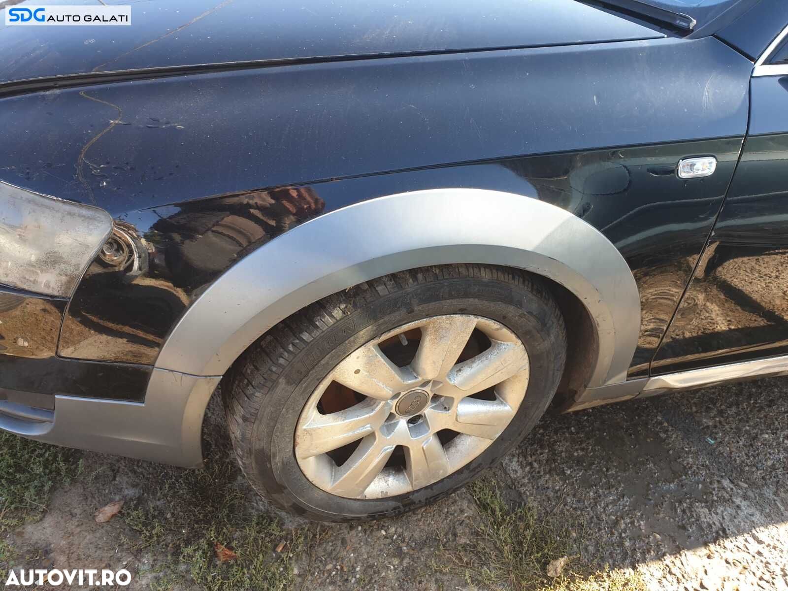 Aripa Stanga Fata cu Imperfectiuni cu Bandou Audi A6 C6 Allroad NFL Non Facelift 2004 - 2008 Culoare LY9B [C9785] - 1