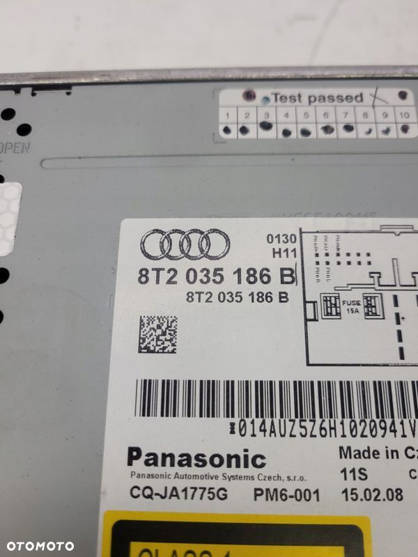 RADIO ZMIENIARKA CD AUDI A4 B8 A5 Q5 8T2035186B - 6