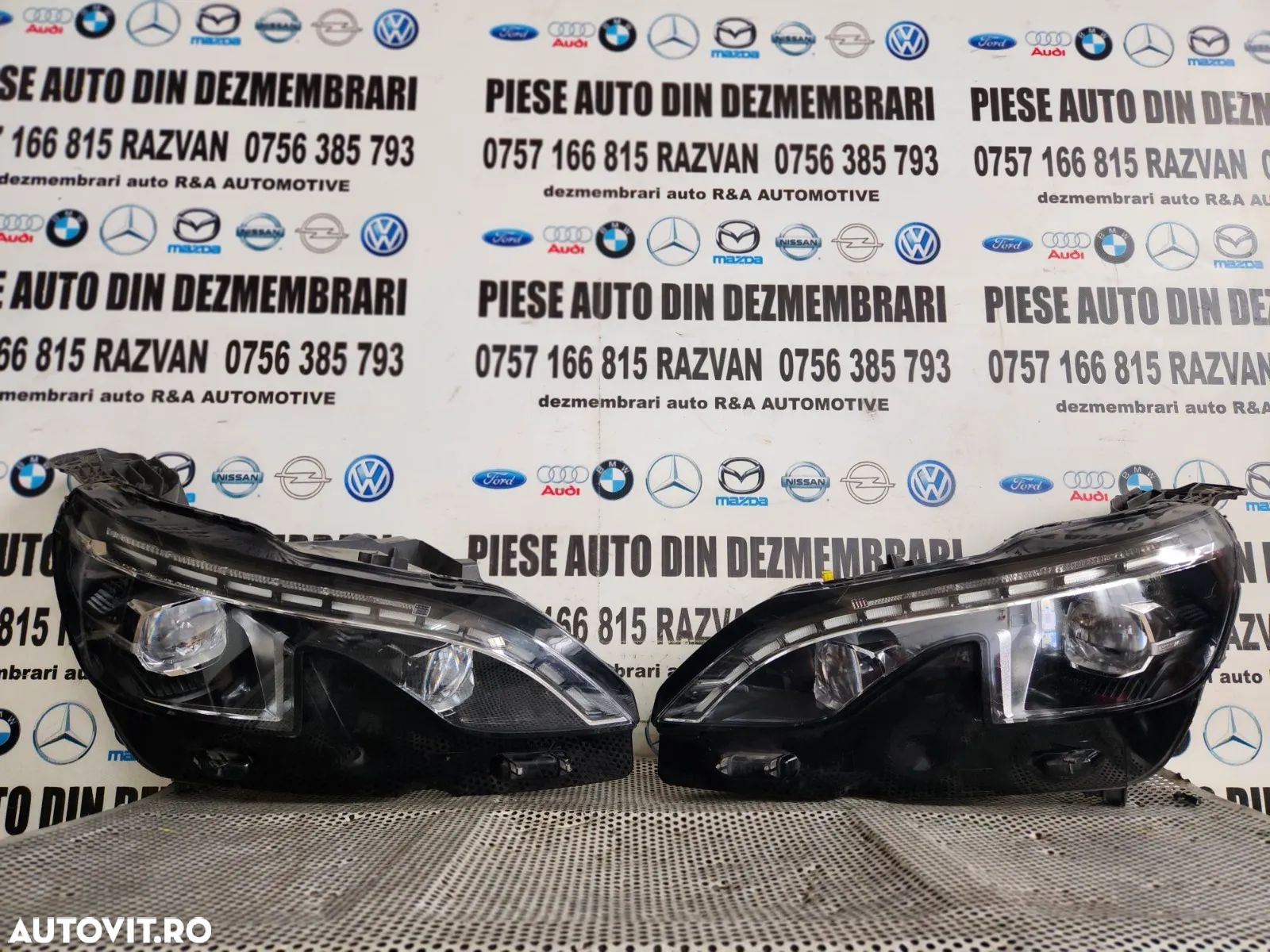 Faruri Far Stanga Dreapta Complet Full Led Peugeot 3008 / 5008 Cod   Europa Impecabile An 2017-2018 - 1