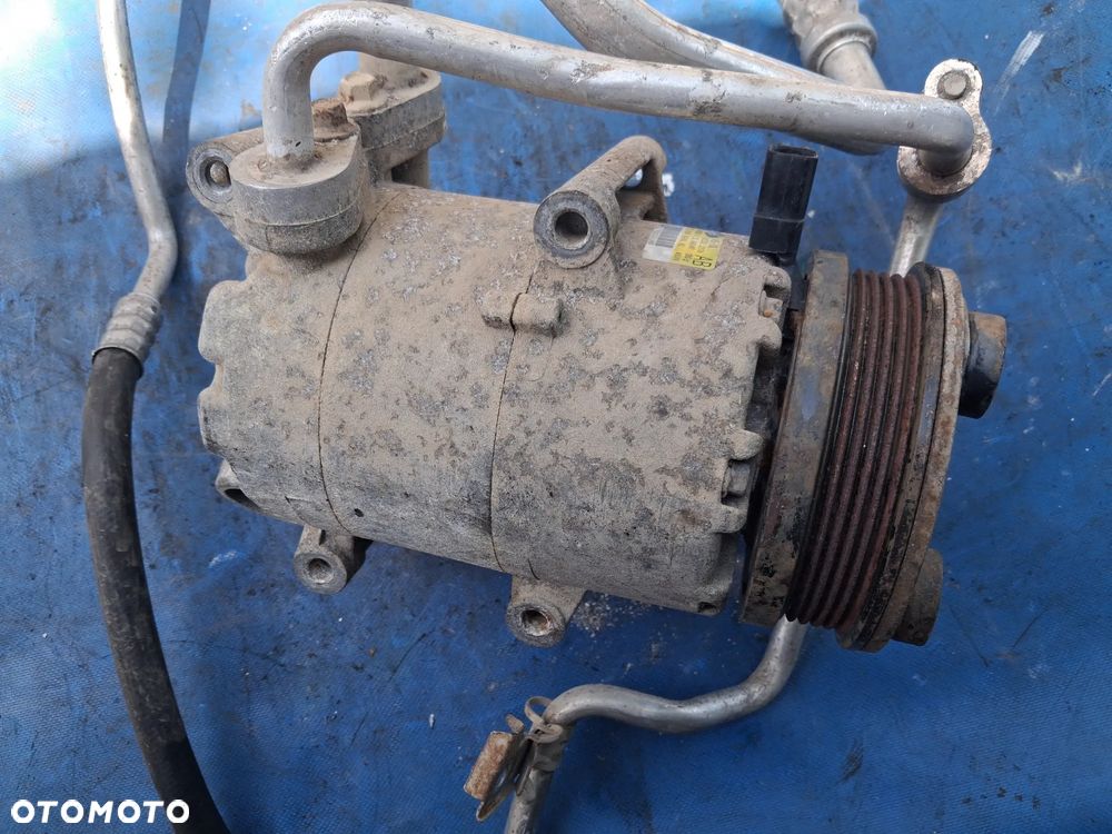Sprężarka pompa kompresor KLIMATYZACJI 6M5H-19D629-AB  6M5H19D629AB Ford Focus C-max Mondeo MK4 Volvo V40 V50 S40 S50 1.8 16v 2.0 Benzyna przewód wąż przewody - 2