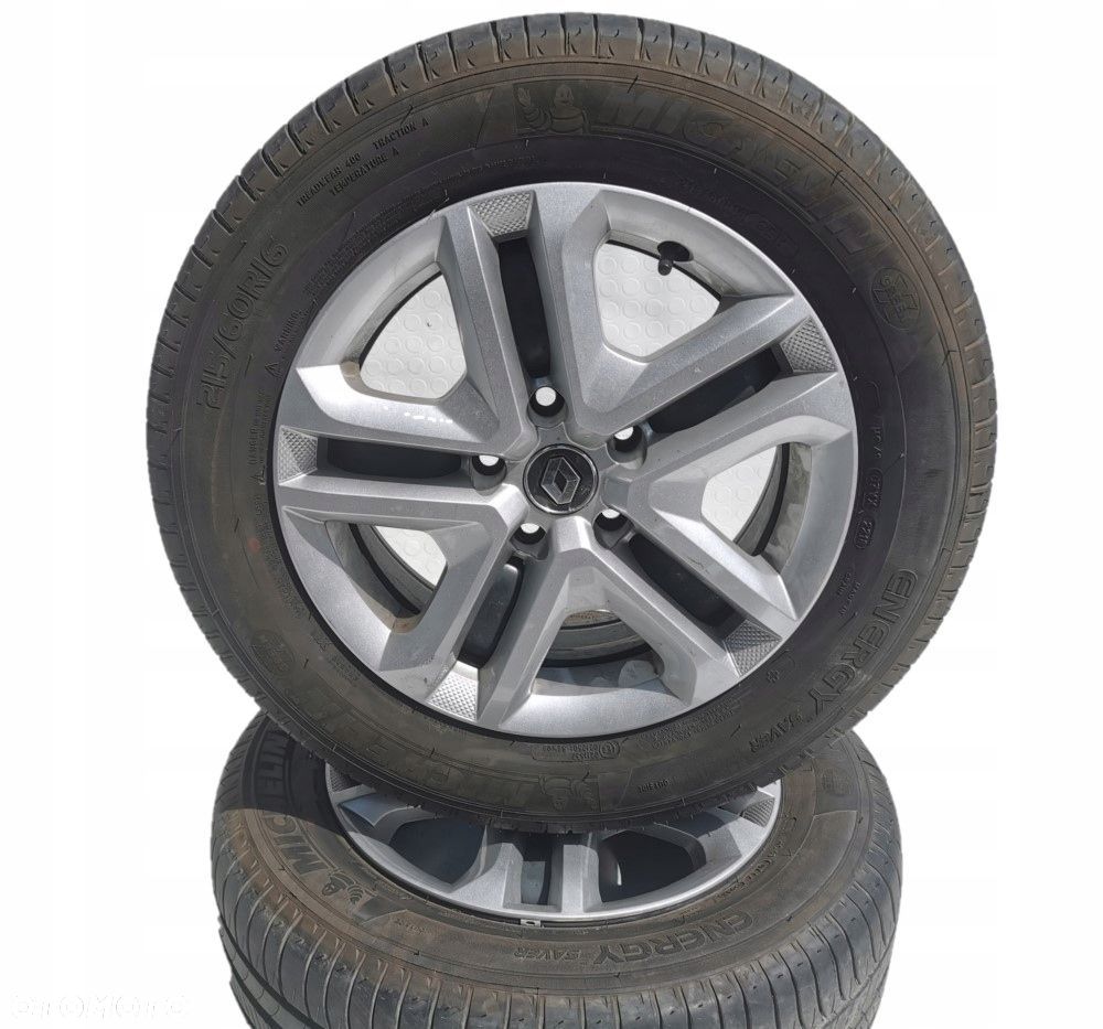 RENAULT TALISMAN KOŁA FELGI STALOWE KOŁPAKI OPONY MICHELIN ENERGY 215/60/16 FELGI STALOWE KOŁPAKI KOMPLET JAK NOWE - 5
