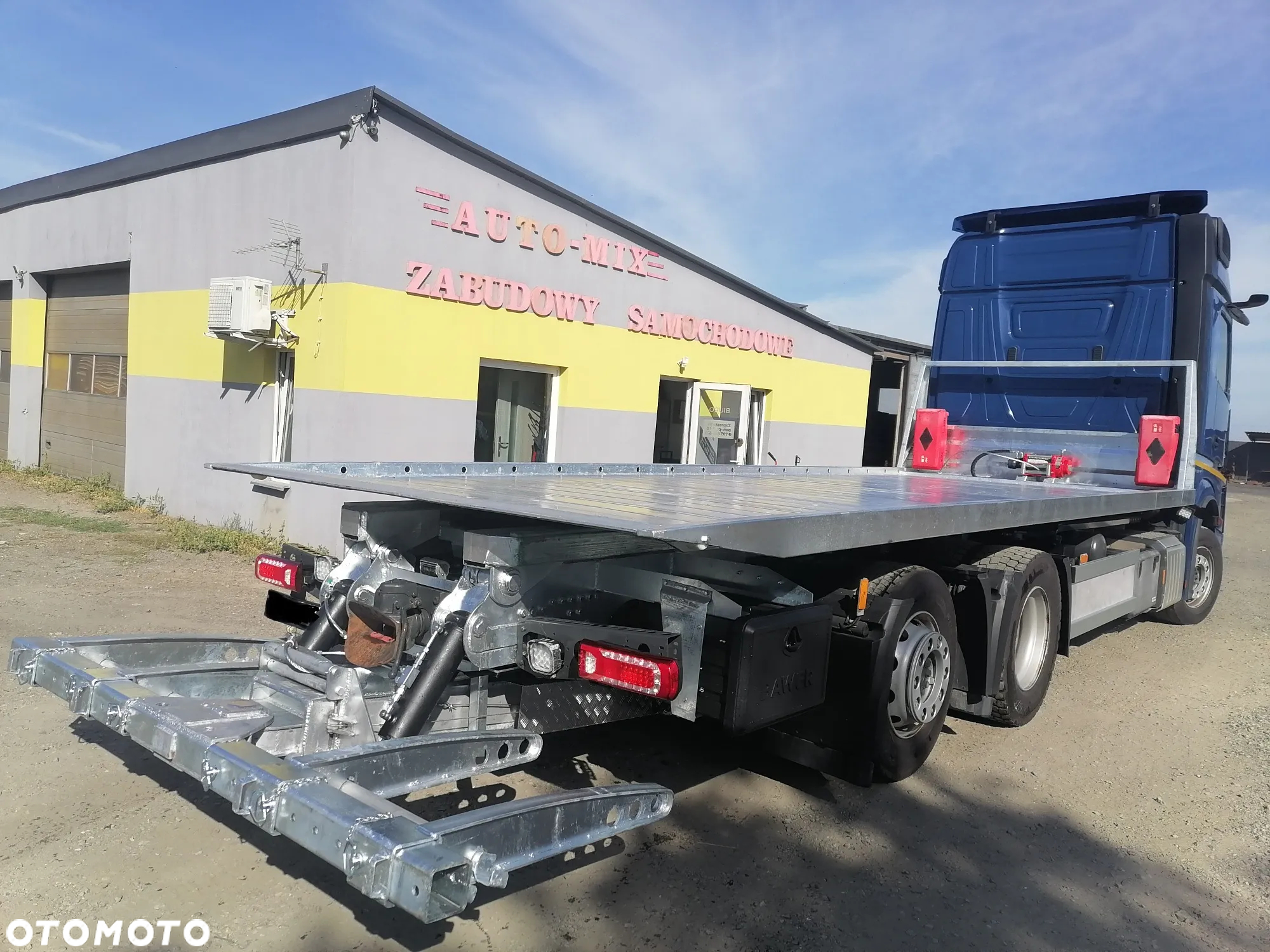 MAN auto laweta najazd hydrauliczny producent - 3