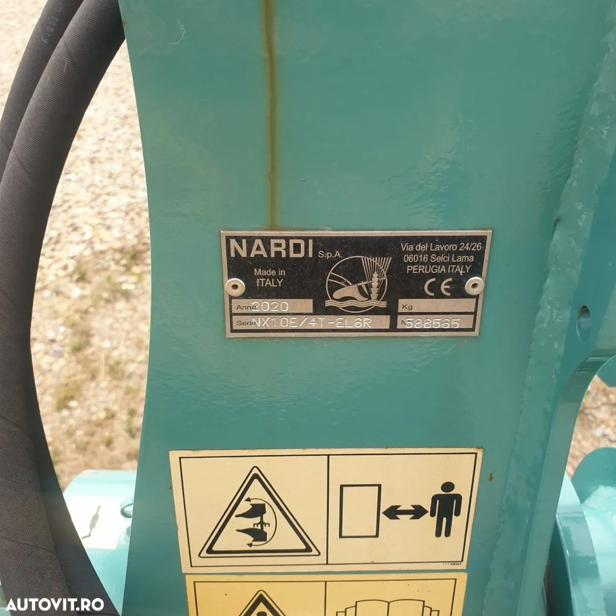 Nardi Plug reversibil hidraulic, Nardi, model NX10E, 4 brazde, 85-115 CP, produs nou, matricola 2020, stoc Ploiesti - 3