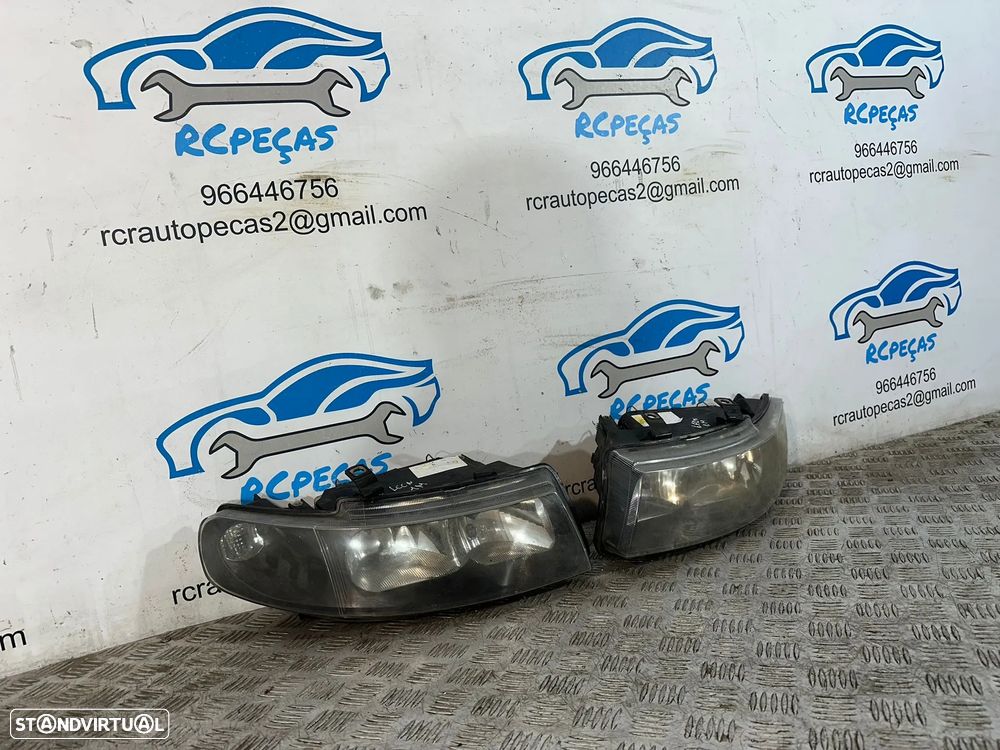 .Conjunto Farol Otica Frente Frontal Direita Esquerda Original Seat Leon 1M 1999 a 2006