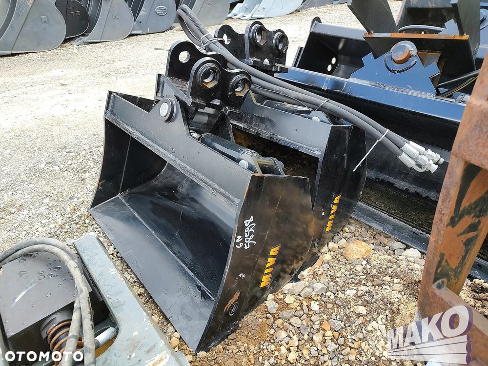 Łyżka skarpowa hydrauliczna Miva 62cm do minikoparki fi 25 - 1