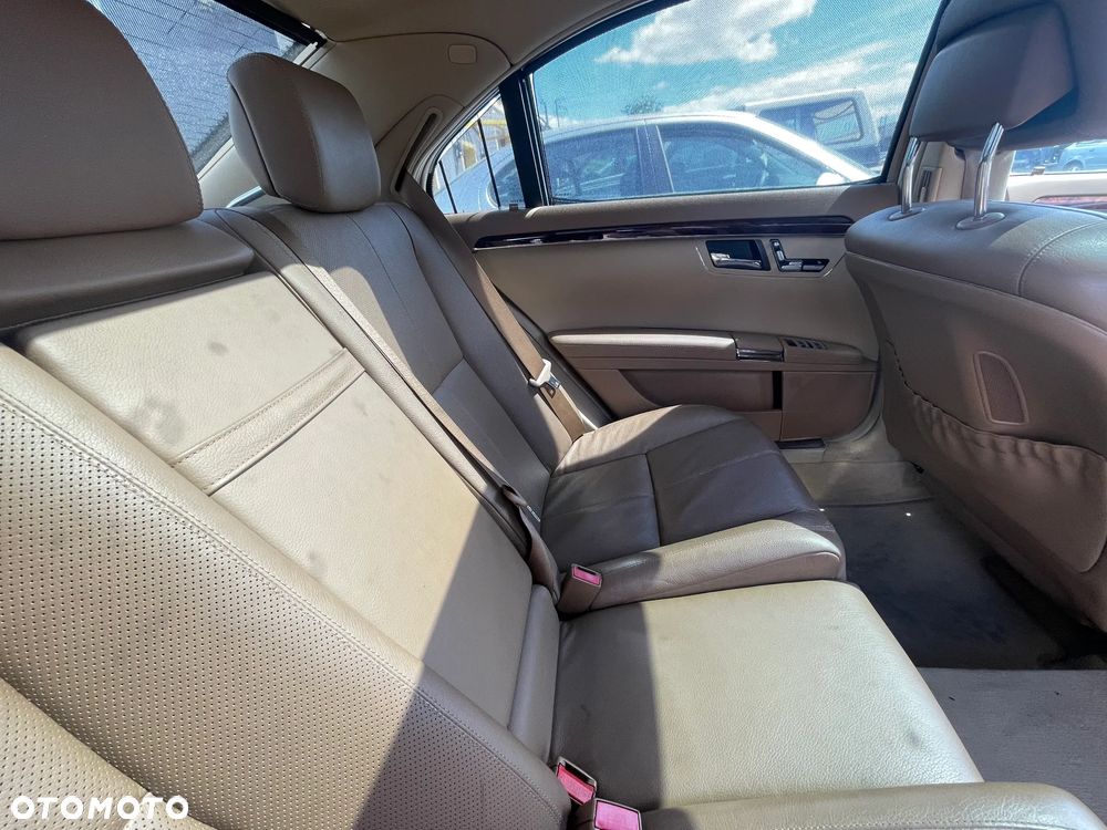 Mercedes Benz W221 LONG FOTELE BOCZKI 204 Skóra - kolor brązowy - 11