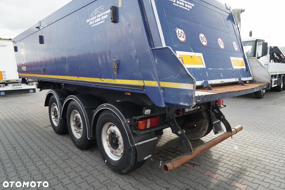 Wielton WYWROTKA / 24 M3 /  ALUMINIOWA / OŚ PODNOSZONA / OSIE SAF / PO KONTRAKCIE SERWISOWYM - 11