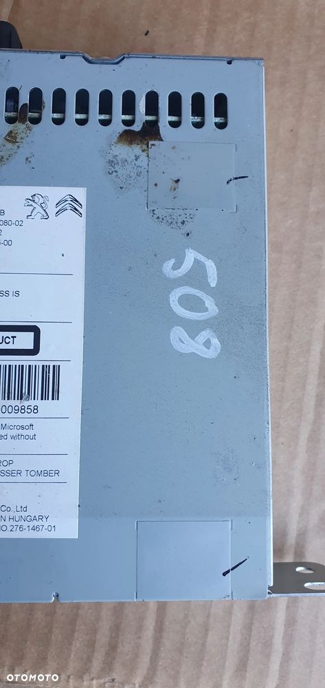 Czytnik stacja nawigacji NAVI CD Peugeot 508 I Lift 9807729080 - 7