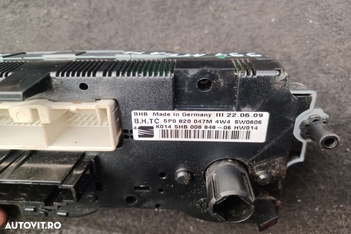 Comanda AC 5P0820047M 5HB008848 5P0820047M 5HB008848 Seat Altea 1 [20 - 5