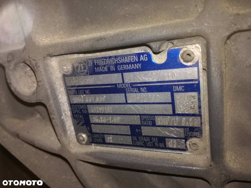 SKRZYNIA BIEGÓW AUTOMAT ASTRONIC 12 AS2330TD IVECO - 2