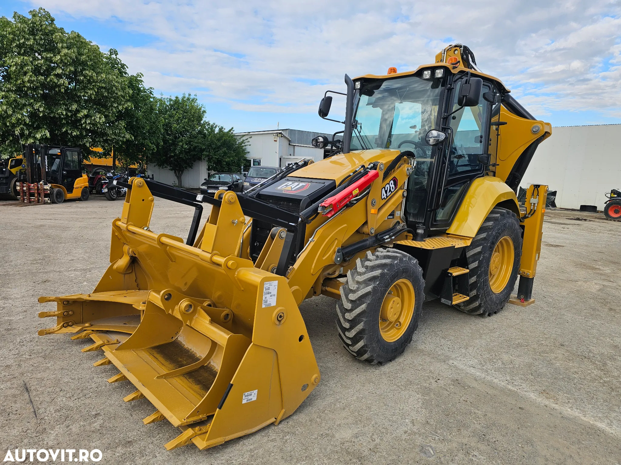 Caterpillar Cat 428 Trinity / NOU / 3 Cupe Buldoexcavator - 13