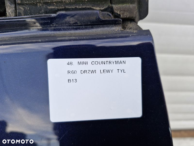 MINI COUNTRYMAN R60 DRZWI LEWY TYŁ LEWE TYLNE B13 - 2