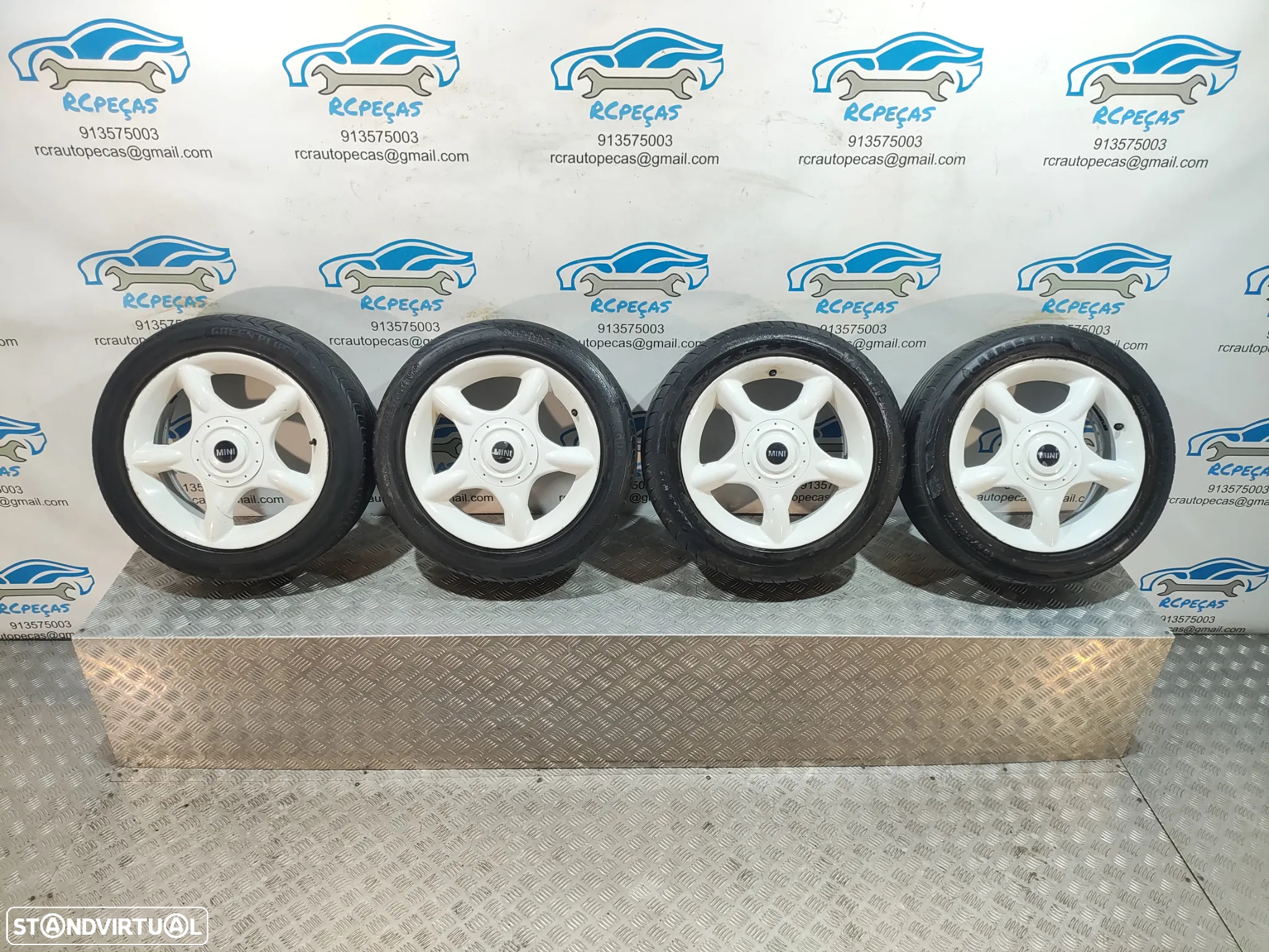 .JANTES ORIGINAIS MINI COOPER R50 16 POLEGADAS 6,5J ET48 4X100 - 10