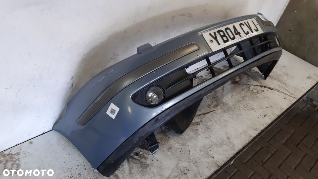) ZDERZAK PRZÓD PRZEDNI DO RENAULT LAGUNA II 2 HALOGENY SPRYSKIWACZE LAMP XENON TEF47 SZARY - 2