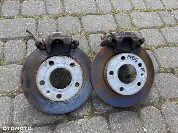 AUDI A4 01- B6 B7 ZACISK HAMULCOWY TYŁ LEWY PRAWY TARCZE KLOCKI KOMPLET