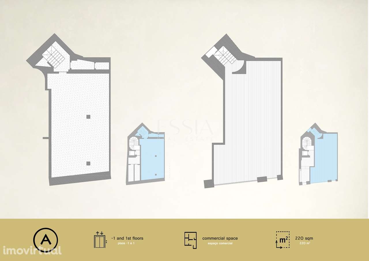 Espaço Comercial Novo com Cave - Empreendimento Sá da Bandeira, Porto - Grande imagem: 4/7