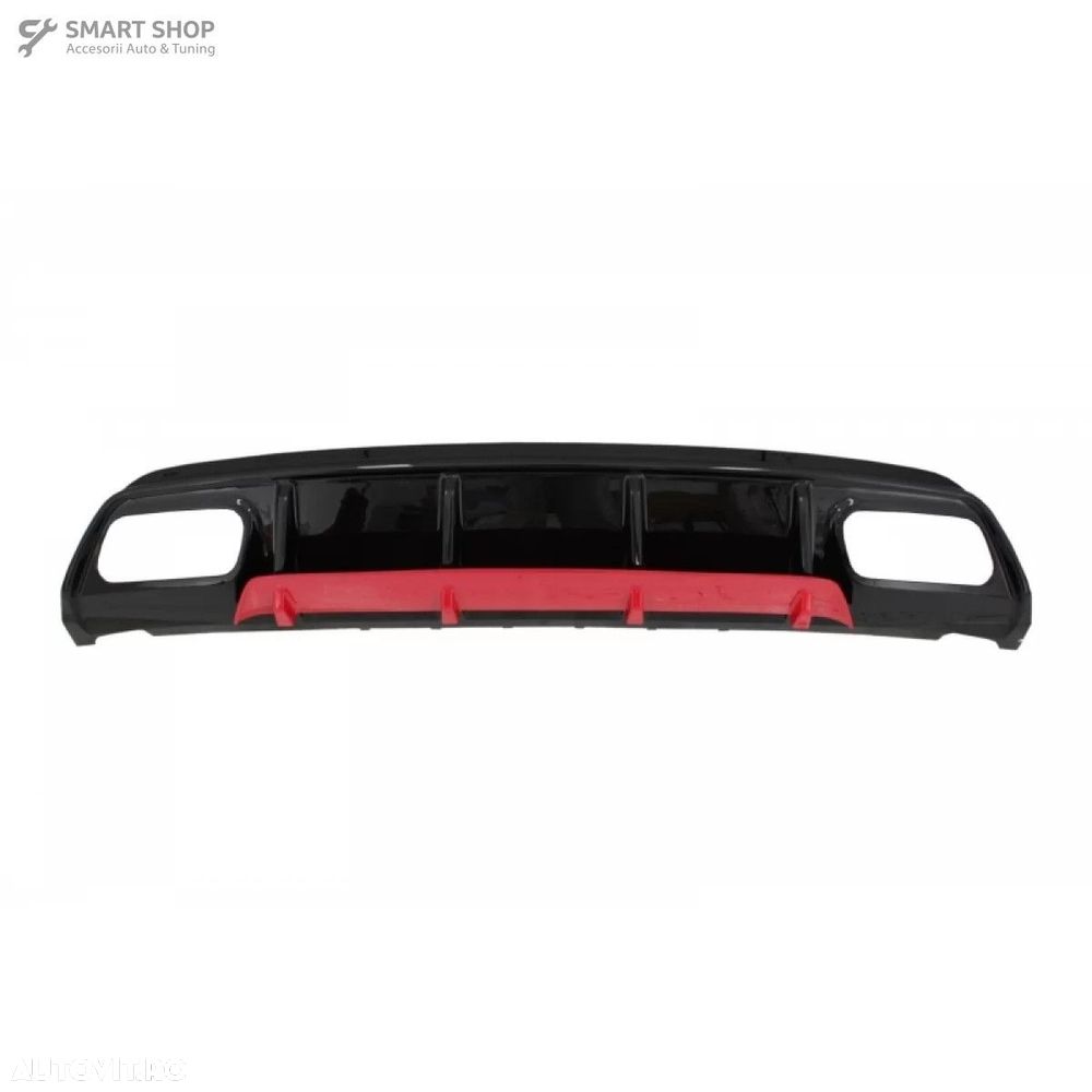 Difuzor Bara Spate cu Ornamente Mercedes A-Class W176 Facelift (2015-2 - 4