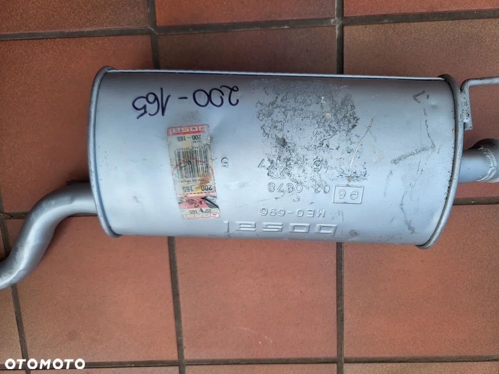 TŁUMIK Końcowy ,tylny  RENAULT EXPRESS  Rapid 86-98 1.0,1.1,1.4 1.9D  7700779630, 200-165,7700781513,7701036267 - 3