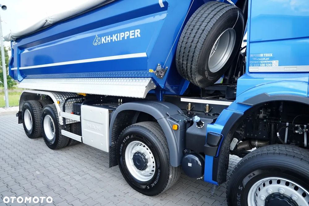 MAN TGS 41.480 / 8X8 / WYWROTKA / TYLNOZSYPOWA / KH KIPPER / HARDOX / BOGATE WYPOSAŻENIE / - 19