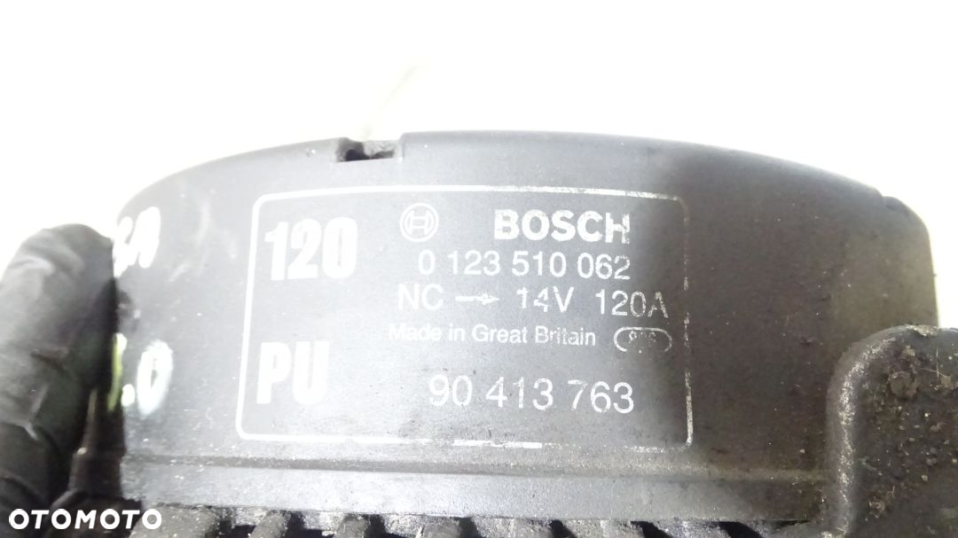 ALTERNATOR 120A OPEL OMEGA 3.0 90413763 0123510062 - 4
