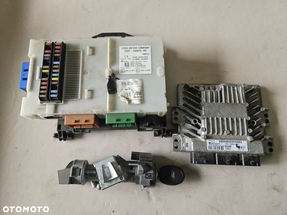 Zestaw startowy sterownik stacyjka kluczyk Ford Mondeo Mk4 2,0 TDCI 103kW 140KM QXBA 7G91-12A650-UG - 1