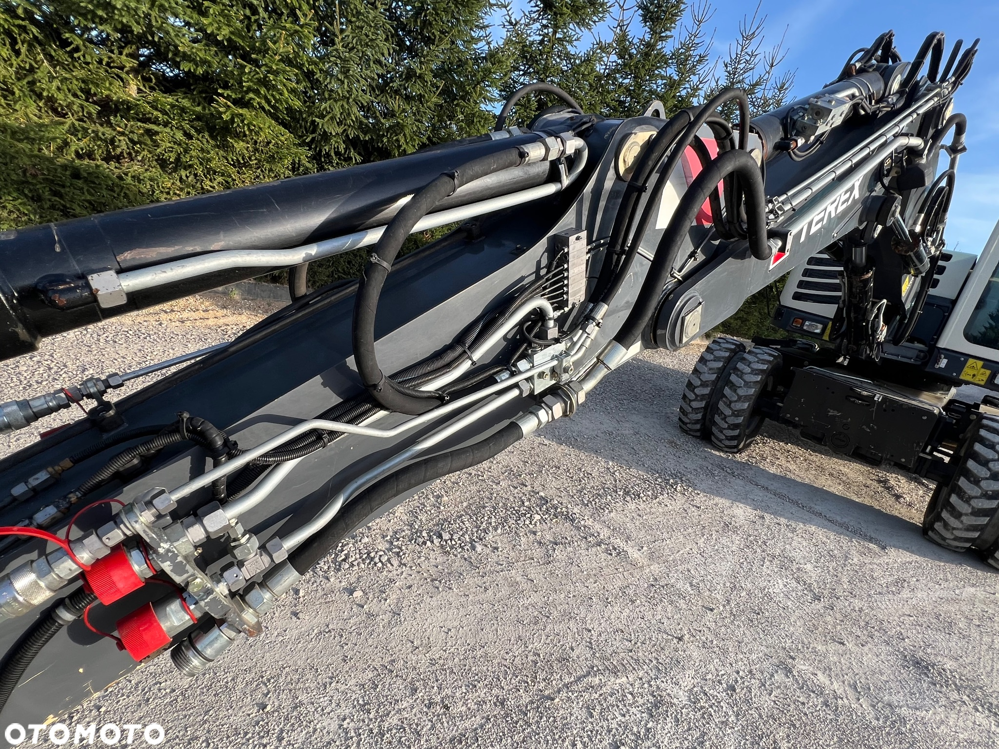 Terex Koparka kołowa TEREX TW110 3x łamane ramię TRIOLE BOOM wersja SPEED 4x4x4 2biegowa 40km/h 1 wł kpl dokumentów KLIMATYZACJA 11ton 4xoś skrętna TW 110  centr smarowanie Cat 313 DEUTZ Volvo Schaeff Jcb - 9