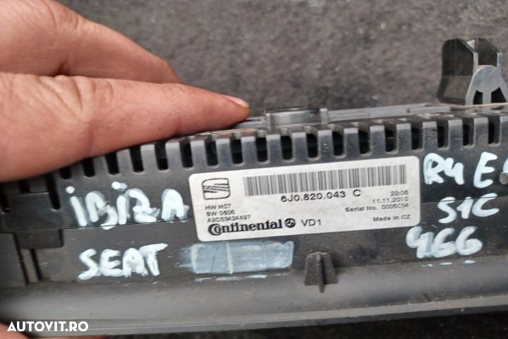 Comanda AC 6J0820043C 6J0820043C Seat Ibiza 4 6J [2008 - 2012] SC hat - 5