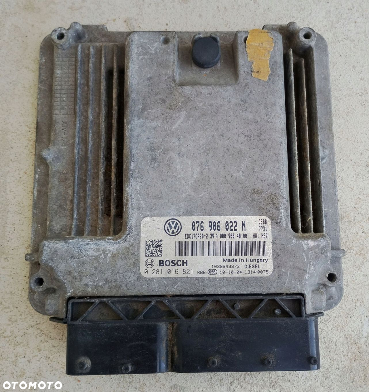 KOMPUTER STEROWNIK SILNIKA VW CRAFTER 2.5 TDI 0281016821 076906022N - 3