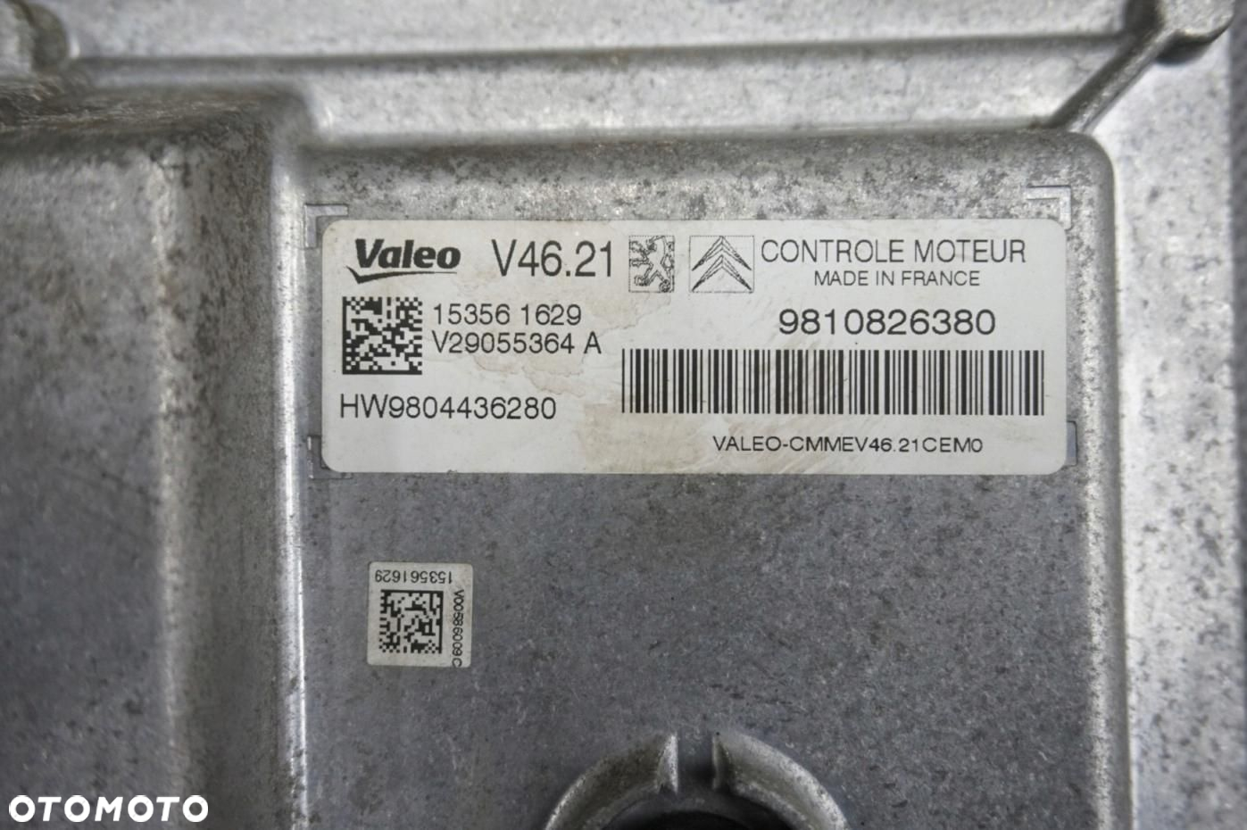STEROWNIK CITROEN C-ELYSEE 1.6 VTI 9810826380 - 4