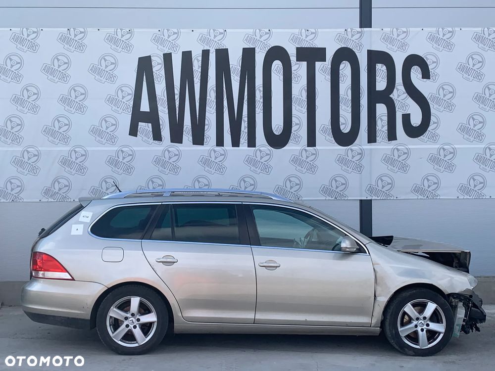 VOLKSWAGEN GOLF 6 KOMBI 4734 *SAMOCHÓD NA CZĘŚCI* D1 / D1W 2009 MASKA, LAMPA, DRZWI, LUSTERKO, ZDERZAK, GRILL, BŁOTNIK, KLAPA, BELKA, DESKA, FOTELE, KANAPA, ĆWIARTKA KIEROWNICA, TARCZE, ZACISKI, ZAWIESZENIE, KOMPLETNY PRZÓD, KOMPLETNY TYŁ, LICZNIK, ZEGARY, PRAWE LEWE PRZÓD TYŁ - 3