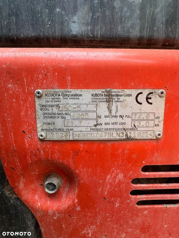 Kubota U50-5 - 7