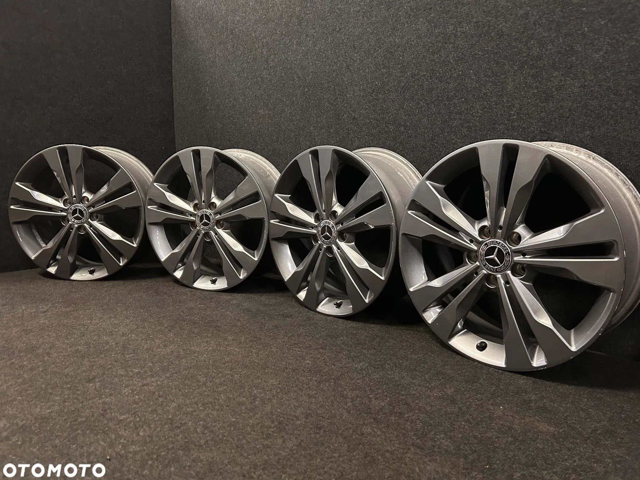 Alufelgi Mercedes A-Klasa W176, B-Klasa W246, CLA 18 cali 5x112 4szt. Ładne! - 1